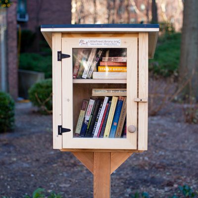 StuyTown Little Library Front View 1000x666px