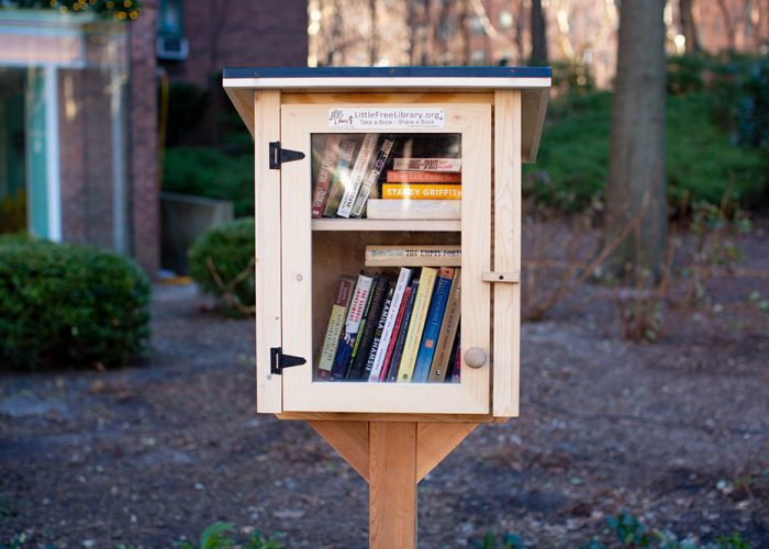 StuyTown Little Library Front View 1000x666px