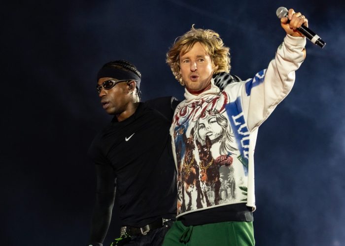The official movie photo for Rolling Loud The Movie teaser featuring stars Travis Scott and Owen Wilson - Photo by KishanChauhan_@cactuskish_Travis Scott