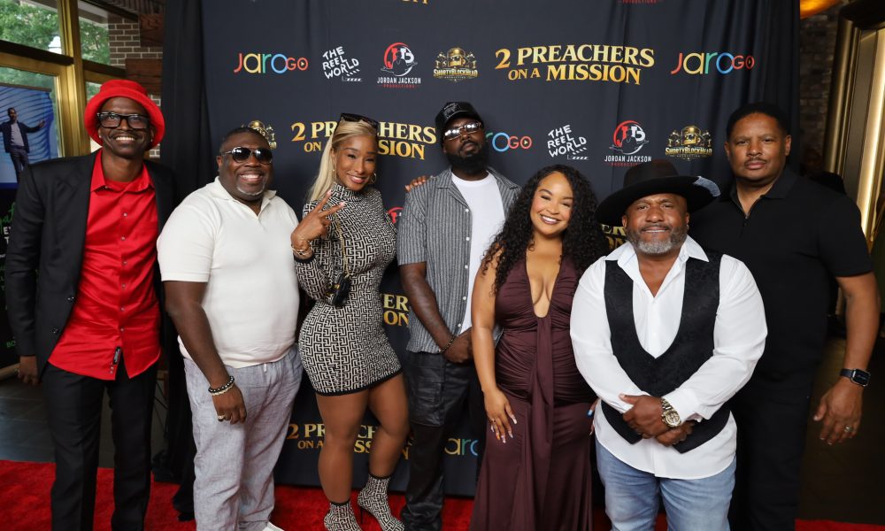 Cast and creators of 2 Preachers On A Mission celebrate the Atlanta red-carpet premiere - Photos Courtesy of JaroGO Media