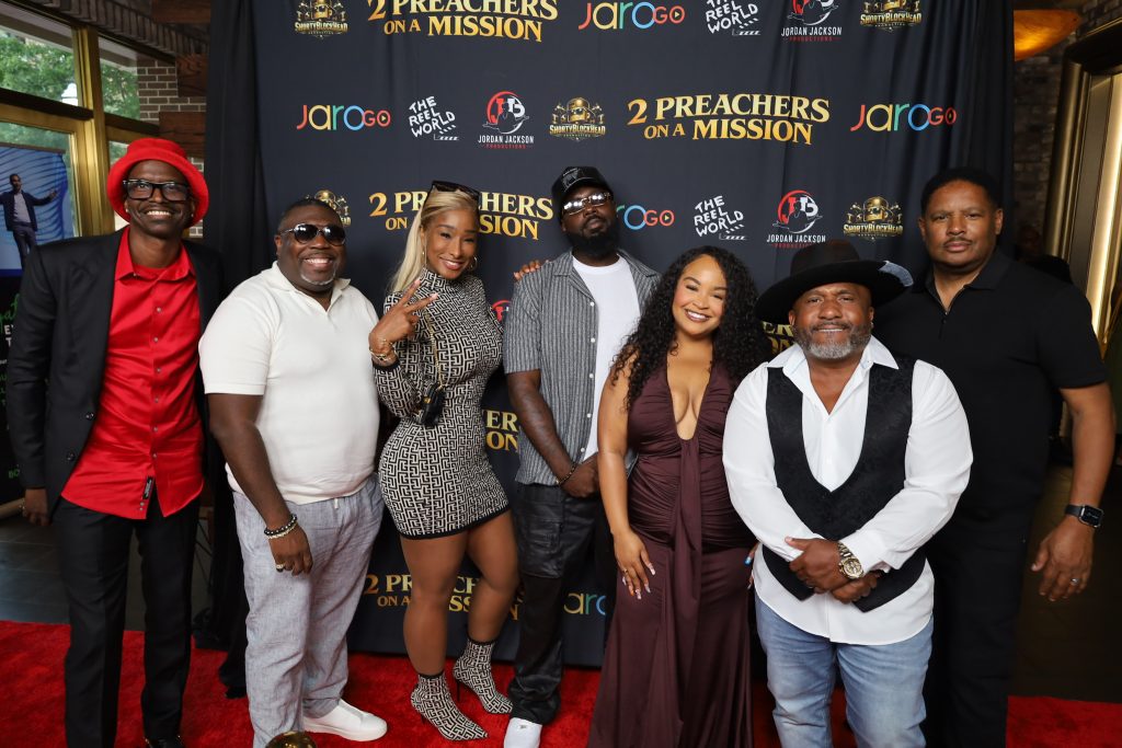 Cast and creators of 2 Preachers On A Mission celebrate the Atlanta red-carpet premiere - Photos Courtesy of JaroGO Media