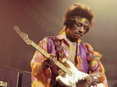 Jimi Hendrix in 1970 (Getty Images)