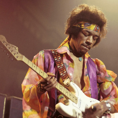 Jimi Hendrix in 1970 (Getty Images)