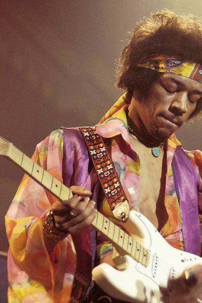 Jimi Hendrix in 1970 (Getty Images)