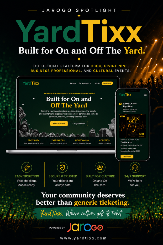 YardTixx Brings Culture-First Ticketing to HBCUs 2 Yardtixx jarogo03