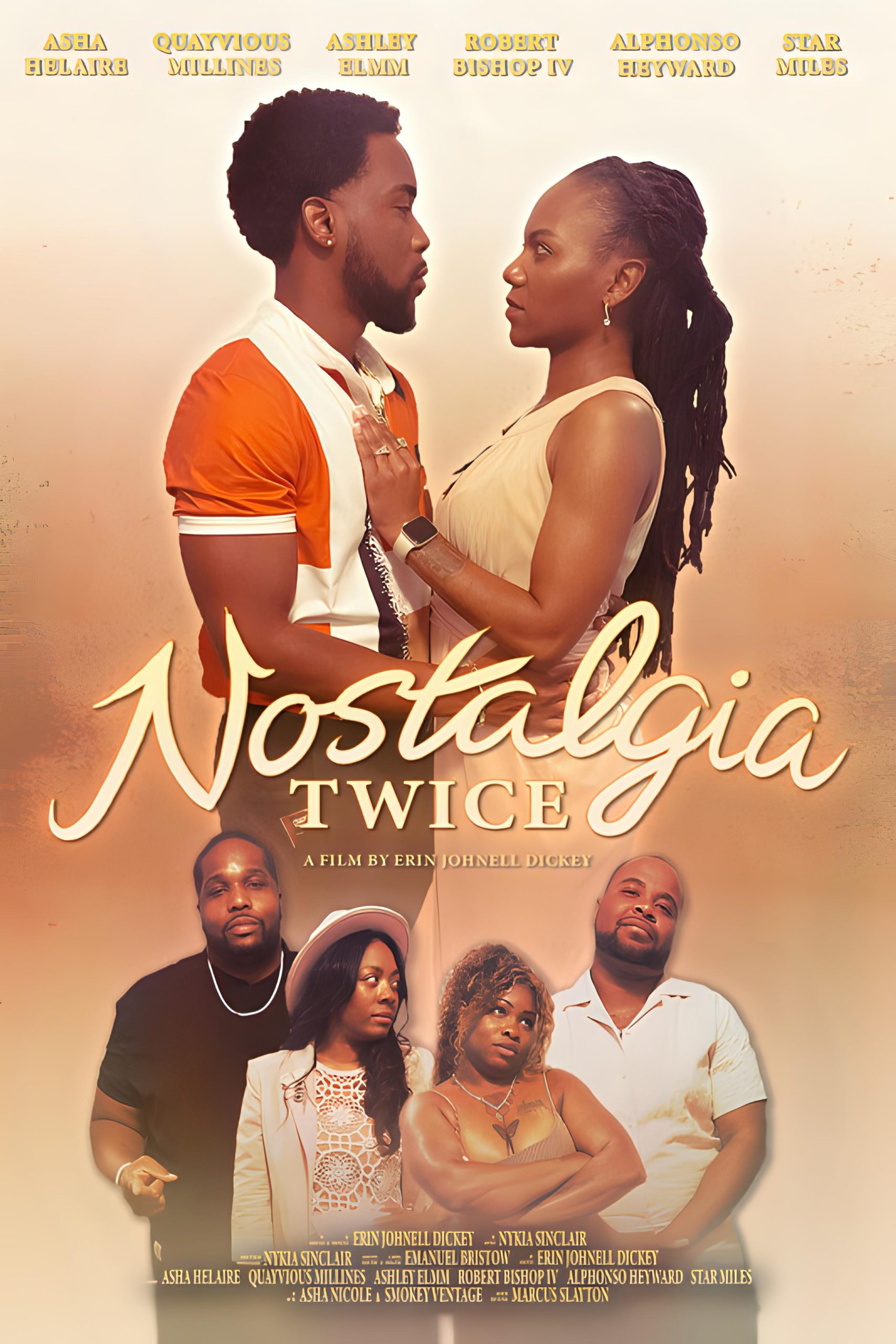 Official poster for Nostalgia Twice, a PVIFF 2026 finalist short film directed by Erin Johnell Dickey.