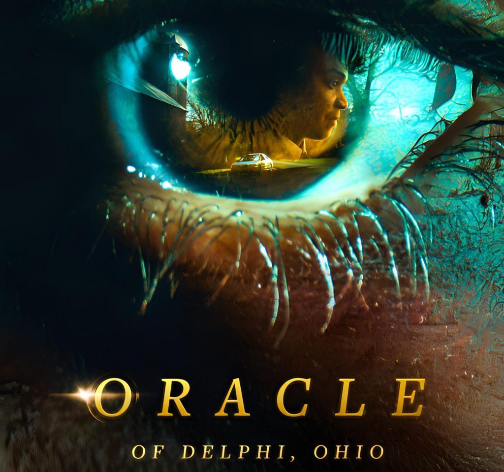 Official promotional poster for Oracle of Delphi, Ohio, a PVIFF 2026 finalist short film directed by Carter Mitchell Stewart.